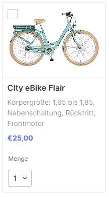 City E-Bike mieten ab EUR 25,00