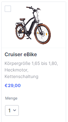 E-Bike Cruiser Mieten